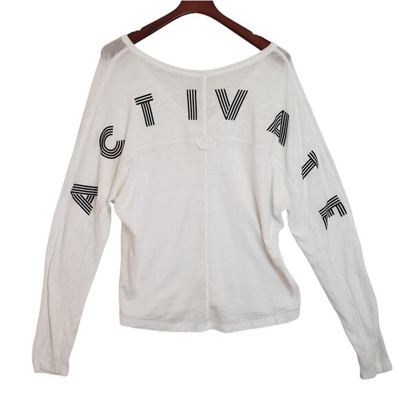 Free People Tops - Free People Movement Mix It Up Dolman LS Activate Tee. Sz Large. RARE in White